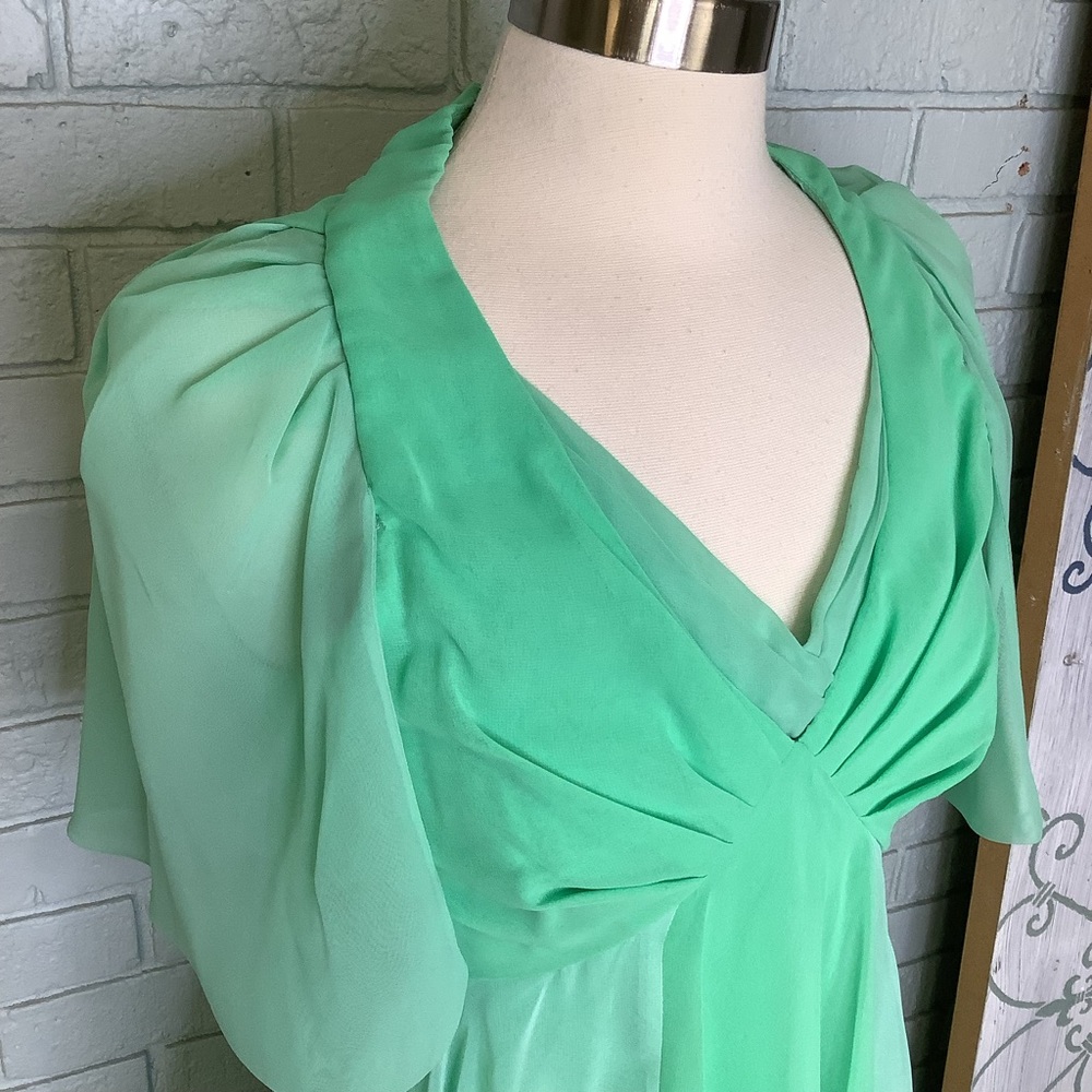 Vintage Flowy Fairy Princess Layered Chiffon Dress - Picture 13 of 16